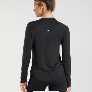 Gymshark SWEAT SEAMLESS LONG SLEEVE TOP